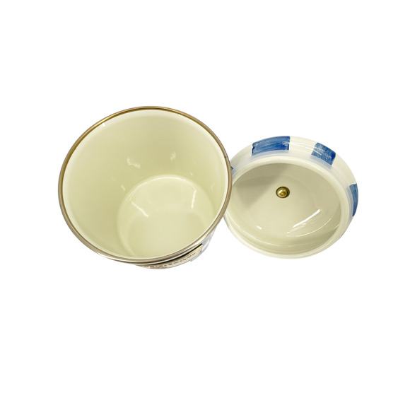 MACKENZIE-CHILDS Royal Check Canister Demi - Picture 6 of 9